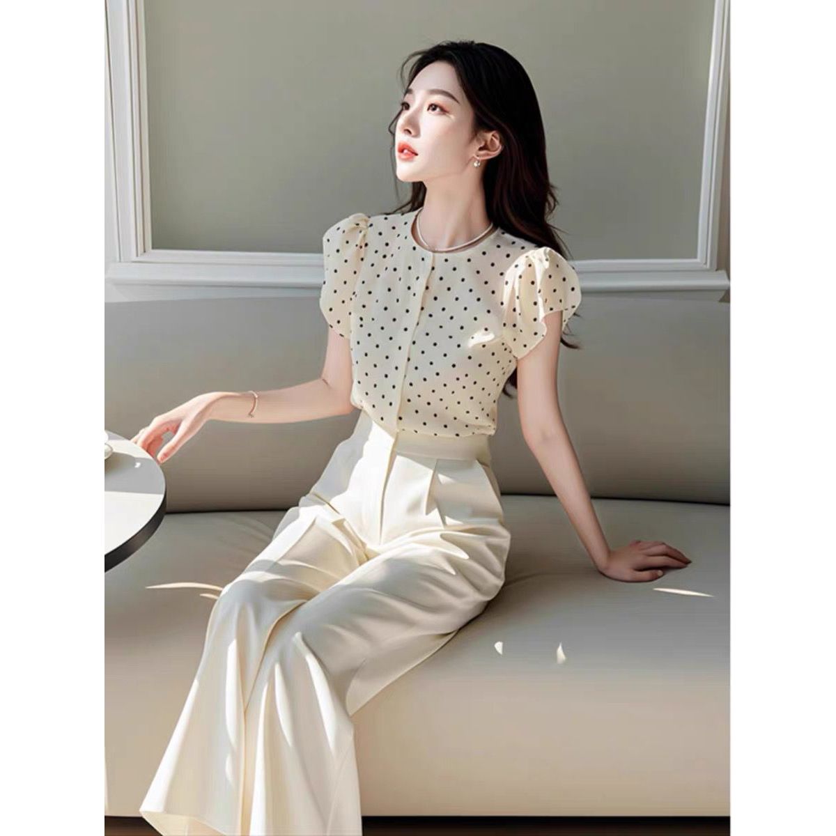 Women Formal Wear Tops - Neue Sommer Elegante frauen Zwei Stück