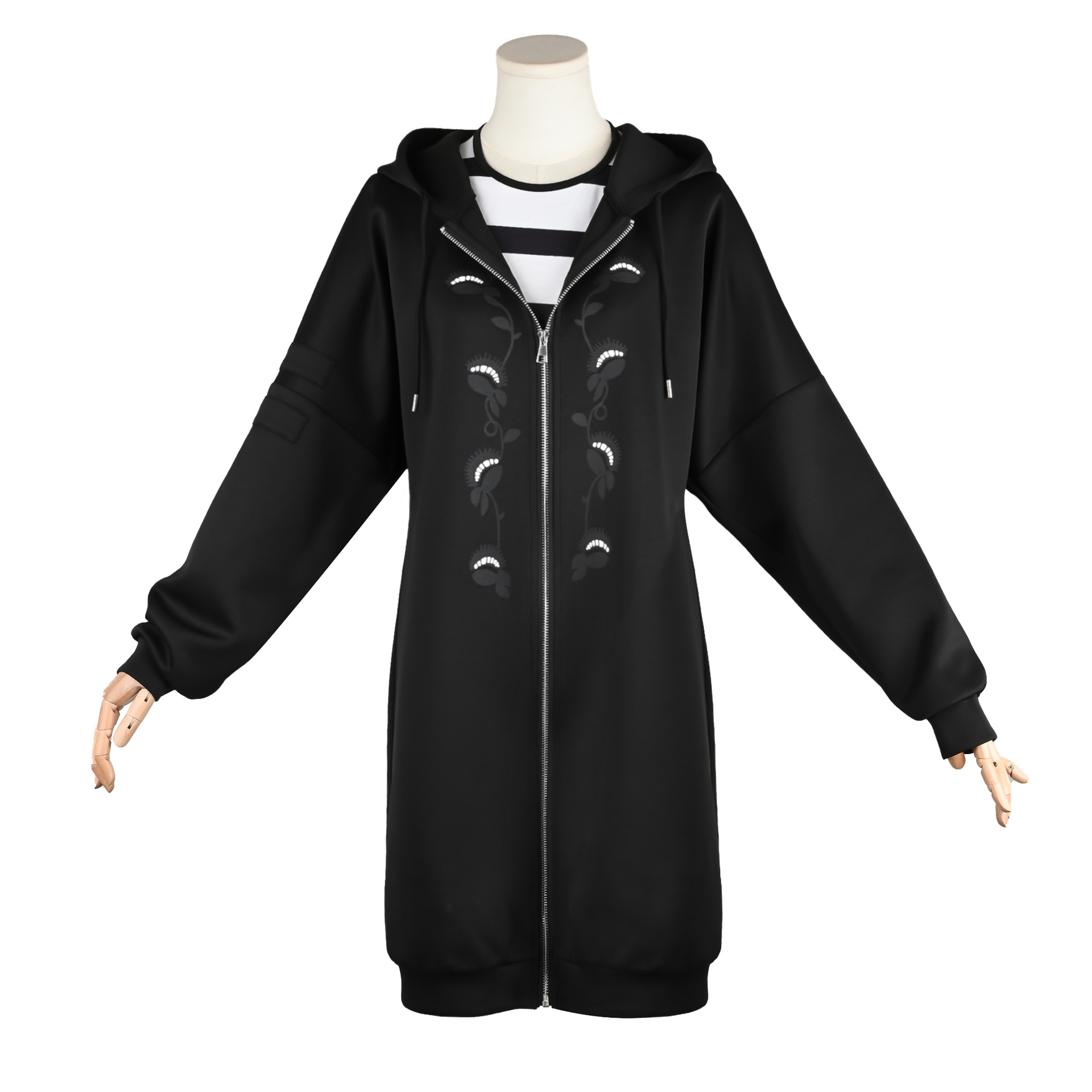 Trench Coat Formal - American TV Series Cosplay-Kostüm, bedruckter langer