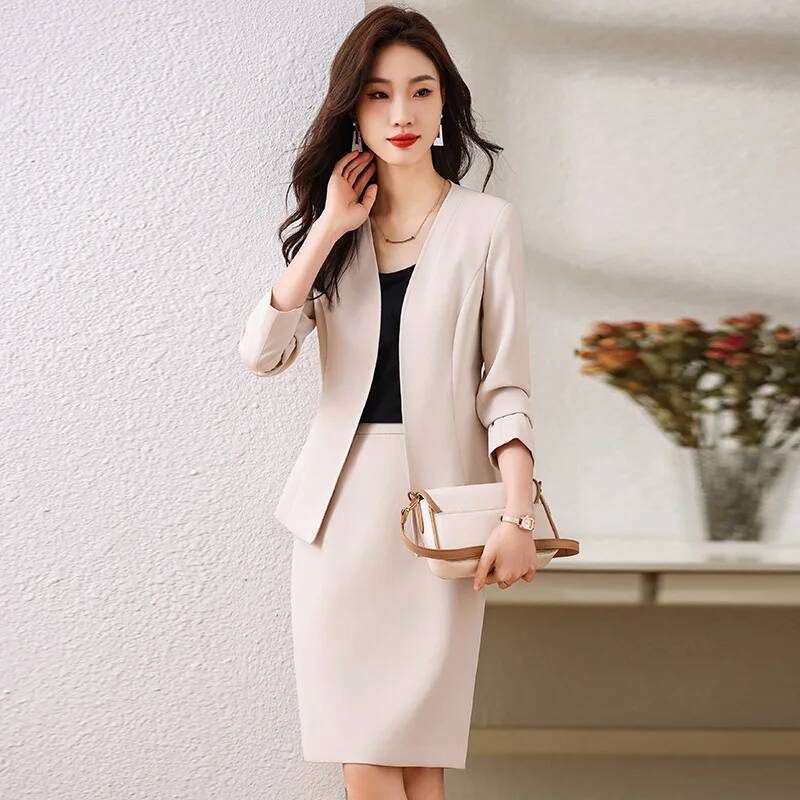 Women'S Office Formal Wear For Ladies - Formelle Damen-Business-Anzüge mit Rock und Jacken,