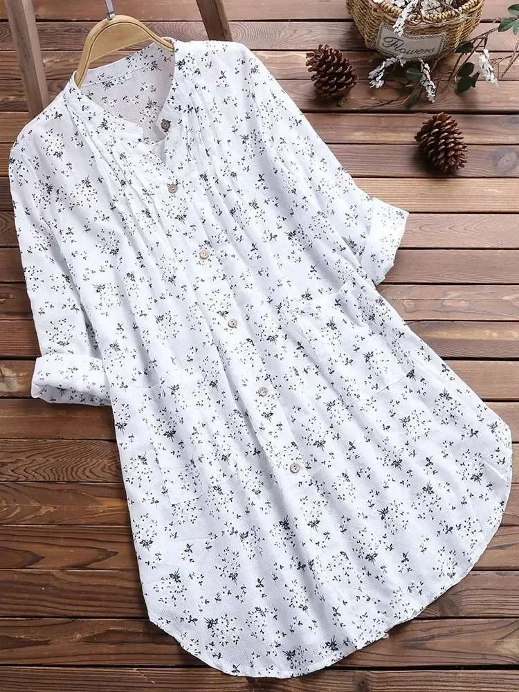 Women Formal Wear Tops - Damenhemden in Übergröße, 2025, neu, weiß,