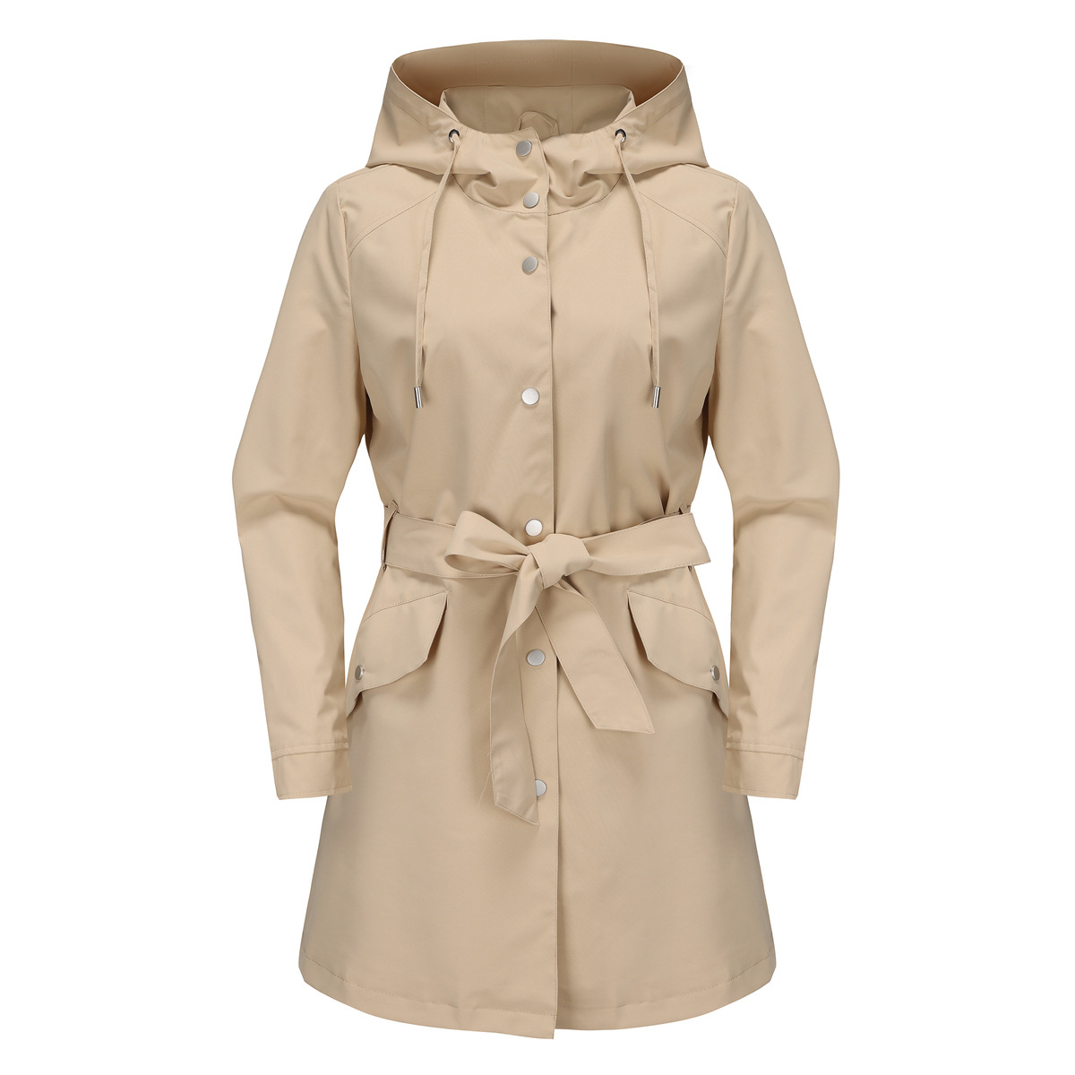 Trench Coat Formal - Frühling Herbst Neue Mit Kapuze Wasserabweisende