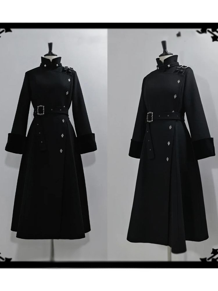 2025 Winter Gothic Gürtel Schl – Trench Coat Formal Bewertung und Preis
