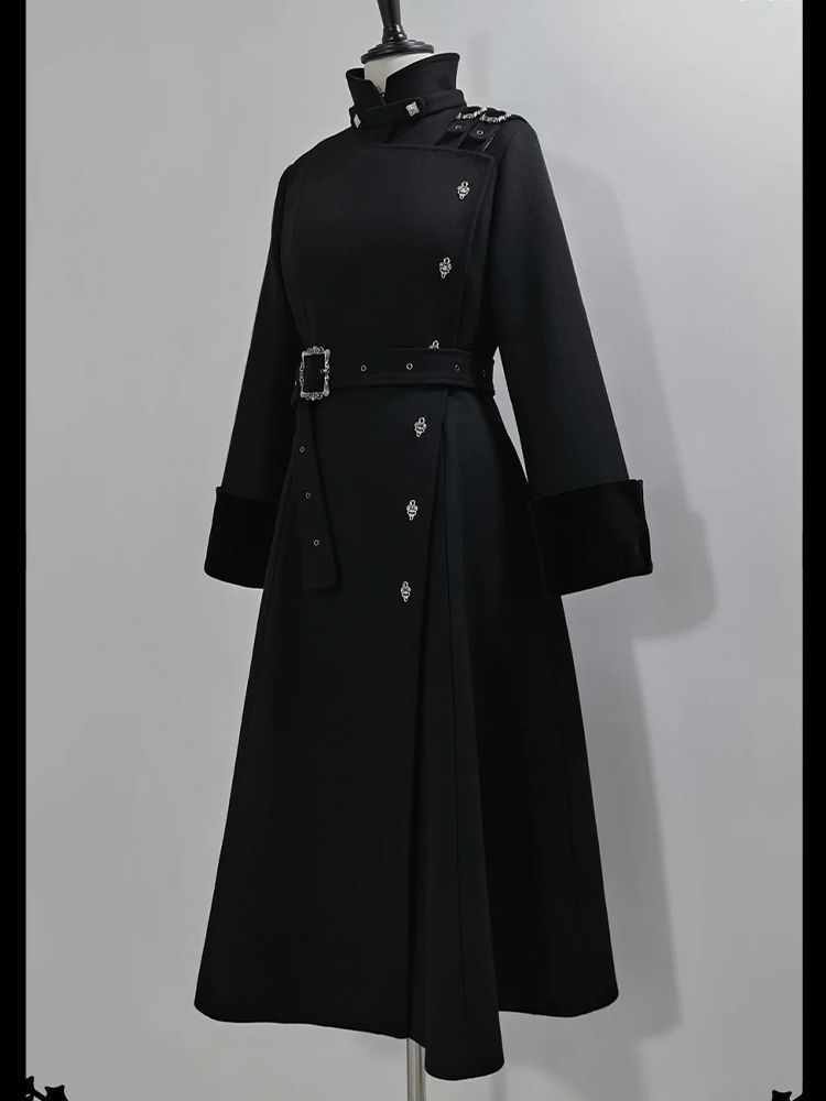 2025 Winter Gothic Gürtel Schl – Trench Coat Formal Bewertung und Preis