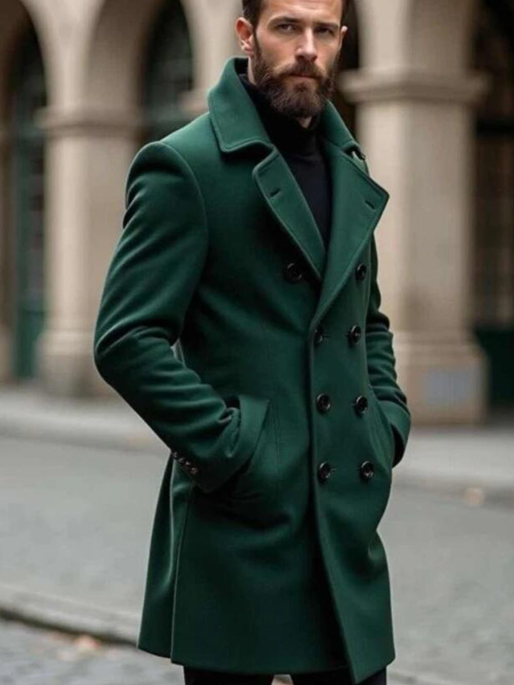 Klassischer Tweed-Wollmischung – Trench Coat Formal Bewertung und Preis