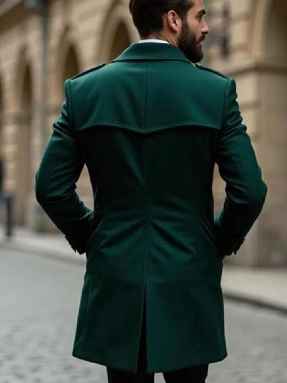 Klassischer Tweed-Wollmischung – Trench Coat Formal Bewertung und Preis