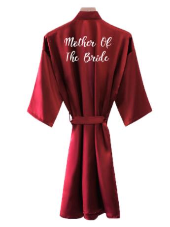 Braut Robe Frauen Burgund Robe – Women'S Formal Wear Wedding Bewertung und Preis