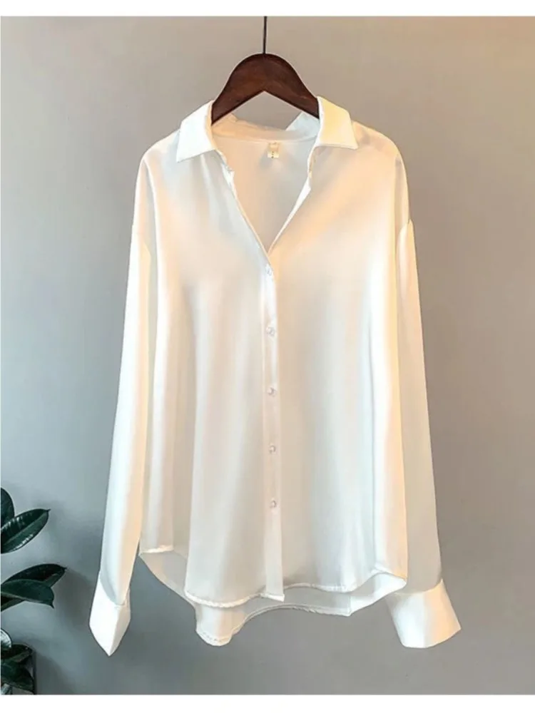 Plus Größe Casual Frauen Seide – Women Formal Wear Tops Bewertung und Preis