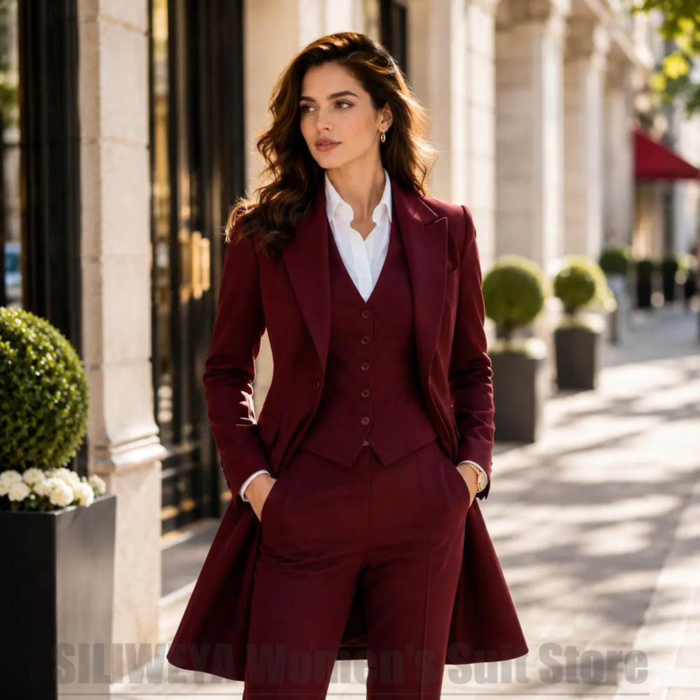 Modischer Damenanzug, 3-teilig – Women'S Office Formal Wear For Ladies Bewertung und Preis
