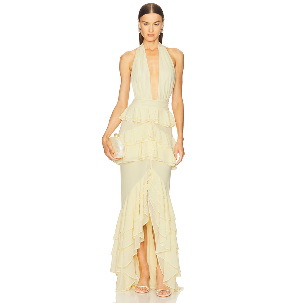 Abendkleider mit Tiefem V-Auss – Women'S Formal Wear Wedding Guest Bewertung und Preis