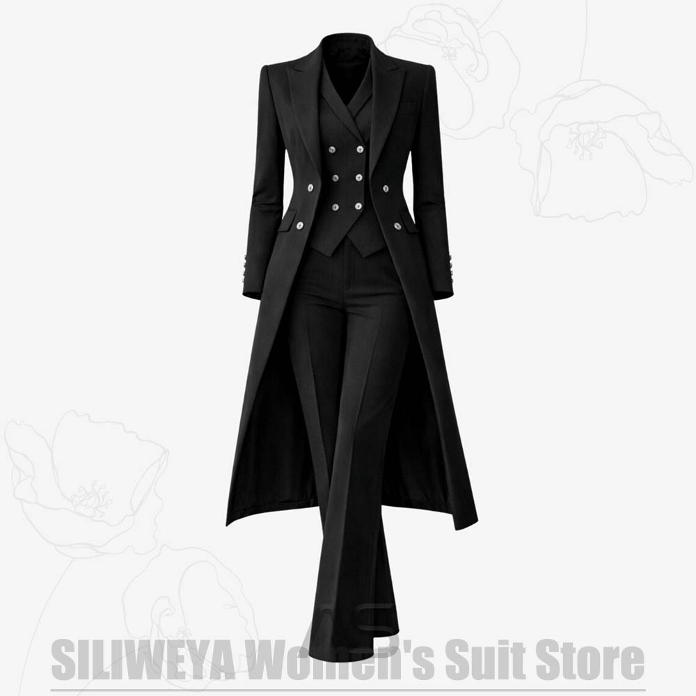 Damenanzug 3-teilig Doppelreih – Women'S Formal Wear Wedding Bewertung und Preis