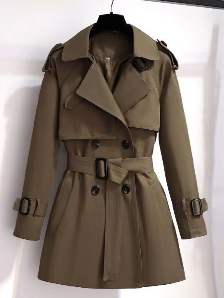 Frühling Herbst Trenchcoat Fra – Trench Coat Formal Bewertung und Preis
