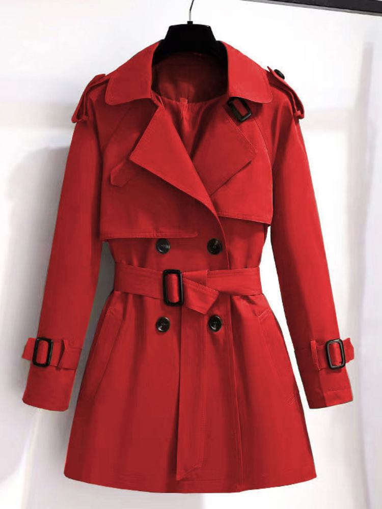 Frühling Herbst Trenchcoat Fra – Trench Coat Formal Bewertung und Preis