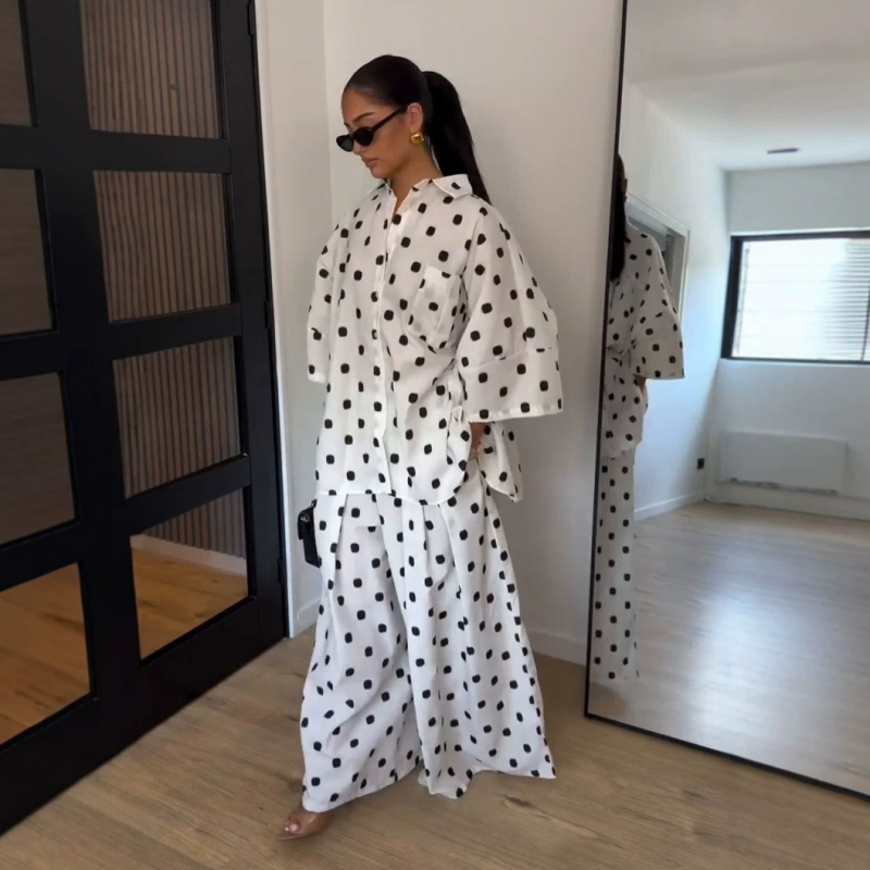 2026 Herbstmode Polka-Dot-Hemd – Women Formal Wear Tops Bewertung und Preis
