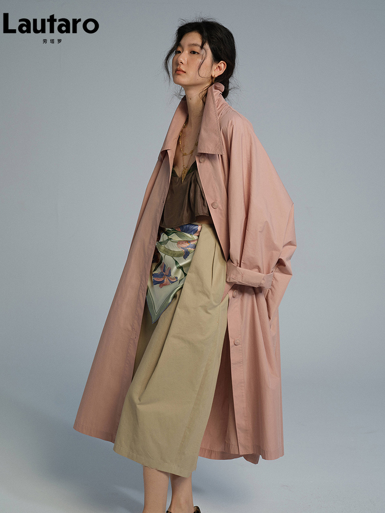 Lautaro Frühling Herbst Langer – Trench Coat Formal Bewertung und Preis