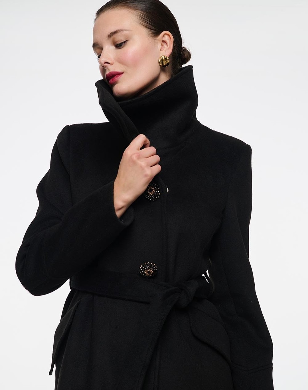Vintage Schwarz Stehkragen Fra – Women'S Formal Wear Plus Size Bewertung und Preis