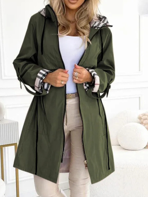 Mode Graben Mantel Frau Herbst – Trench Coat Formal Bewertung und Preis