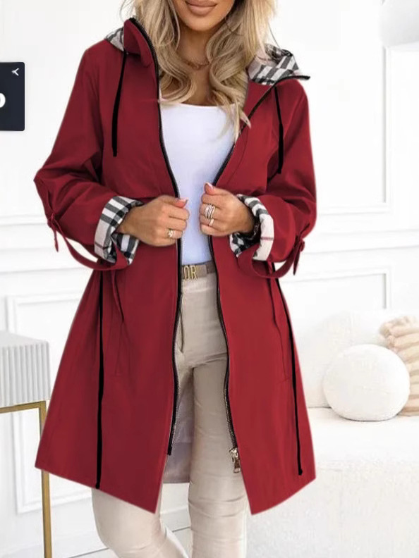 Mode Graben Mantel Frau Herbst – Trench Coat Formal Bewertung und Preis