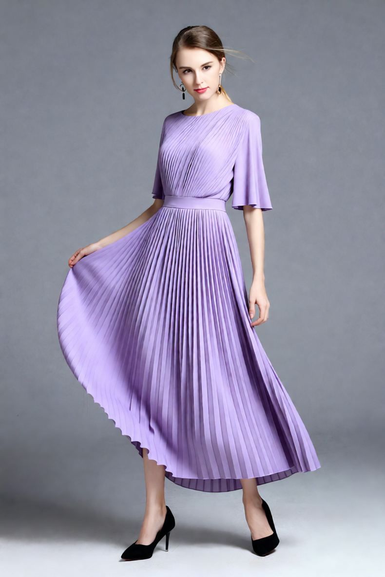 Damenkleid in Flieder mit Cape – Women'S Formal Wear Wedding Guest Bewertung und Preis