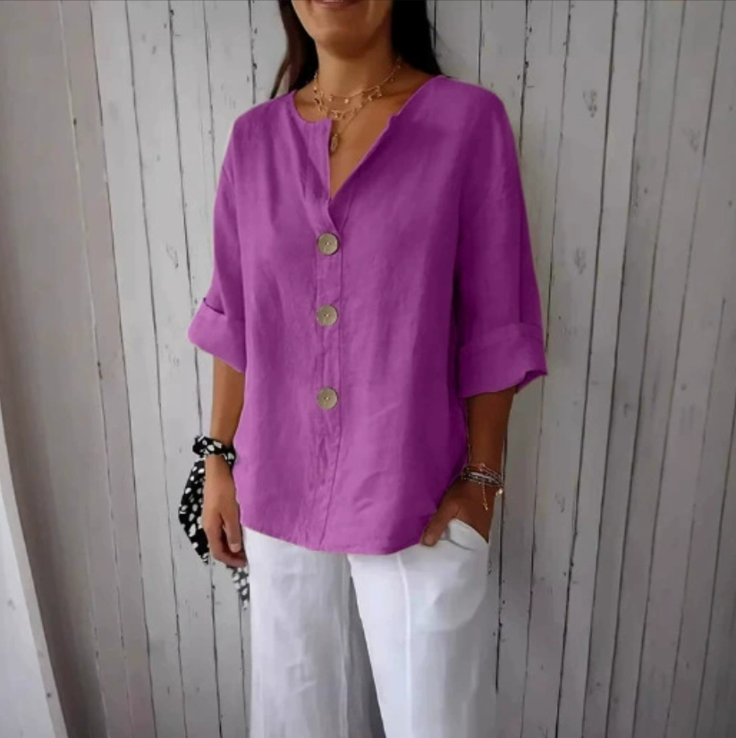 Übergrößen Lose Hemden & Bluse – Women Formal Wear Tops Bewertung und Preis