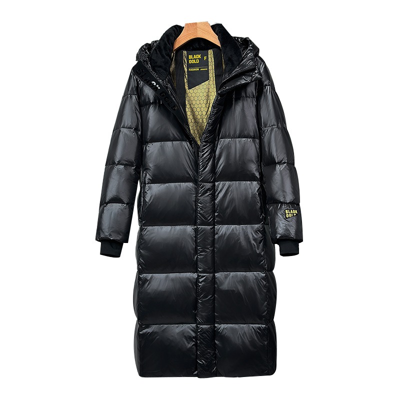 Schwarze Winter-Daunenjacke mi – Trench Coat Formal Bewertung und Preis